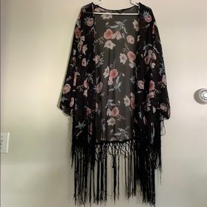 Light Floral Shawl
